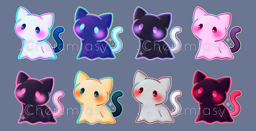 Ghostly Kitties.